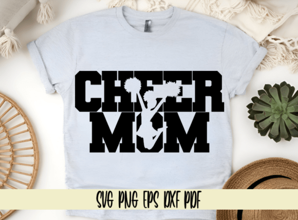 Cheer Mom Varsity Cheerleader Silhouette Review