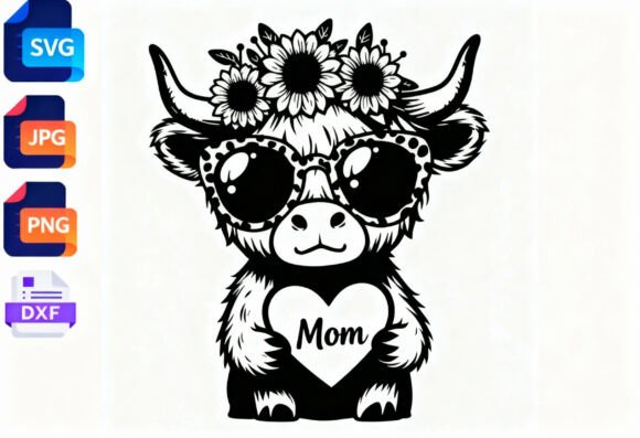 Cute Highland Cow Mom Sunflower: A Designer's Real-Test Review