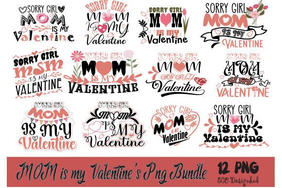 Evaluating MOM is My Valentine for Embroidered Gifts