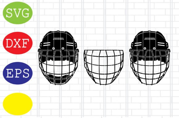 Ice Hockey Helmet Svg: An Embroidery Designer's Take