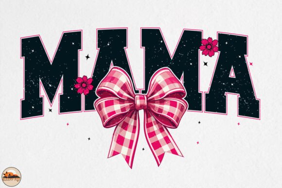 Mama Coquette Bow SVG, Mama Funny PNG