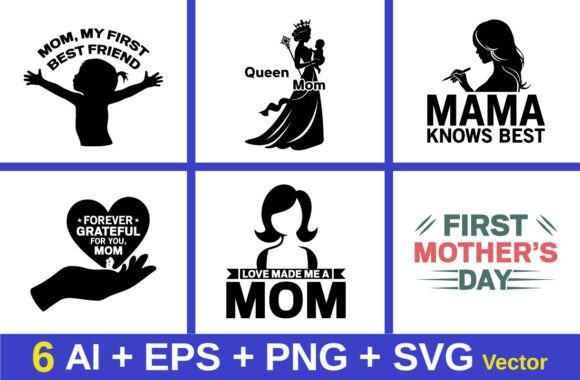 Mothers Day T-shirt Design Mom Vector